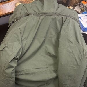 Womens Green Hooded Jacket